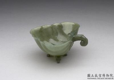 图片[2]-Jade leaf-shaped cup, India-China Archive